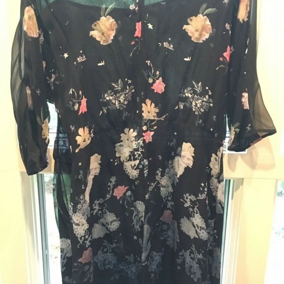 NWT FRENCH CONNECTION NIGHTFALL SLASH DRESS - Picture 3 of 8